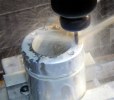 Screw collar rigid thread tapping