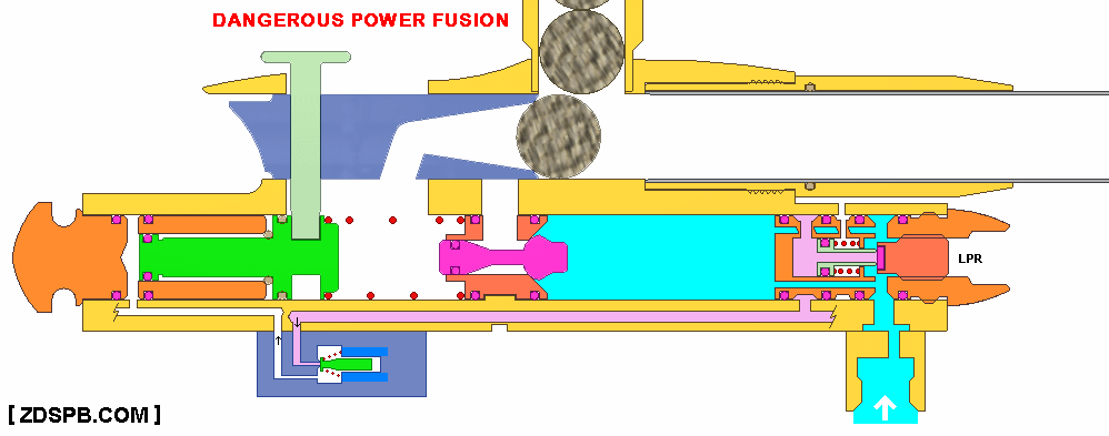 TechT Paintball Hush Bolt Upgrade Part For Dangerous Power Fusion FX Gun Marker