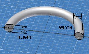 O-ring height/width
